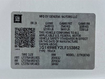 2020 GMC Sierra 3500 HD Denali