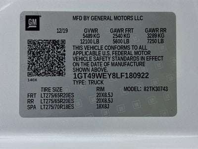 2020 GMC Sierra 3500 HD Denali