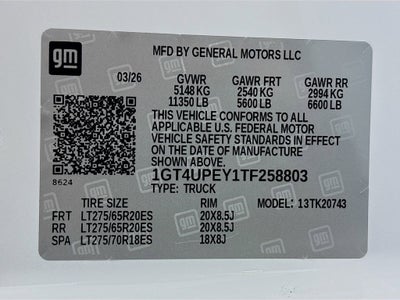 2026 GMC Sierra 2500 HD AT4