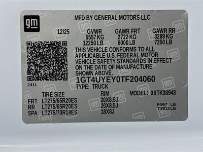 2026 GMC Sierra 3500 HD Denali Ultimate