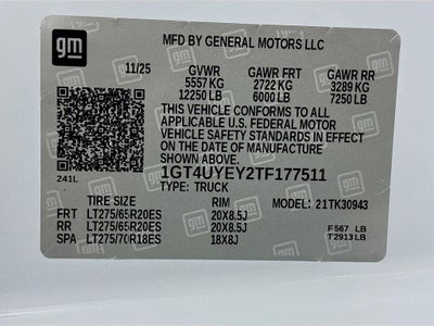 2026 GMC Sierra 3500 HD Denali Ultimate