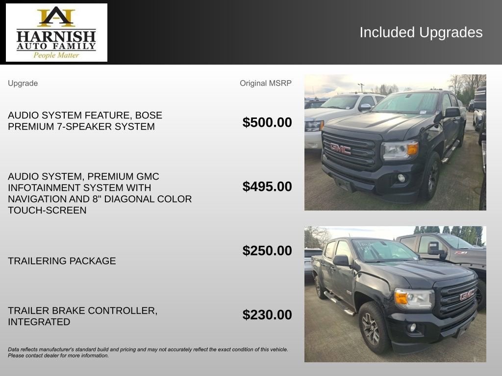 2019 GMC Canyon 4WD All Terrain w/Leather