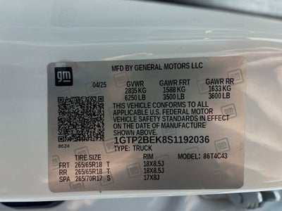 2025 GMC Canyon Elevation