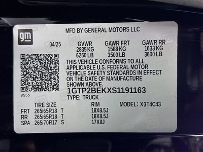 2025 GMC Canyon Elevation