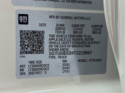 2026 GMC Sierra 1500 AT4