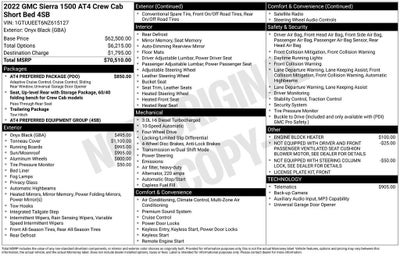 2022 GMC Sierra 1500 AT4