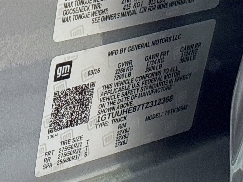 2026 GMC Sierra 1500 Denali Ultimate