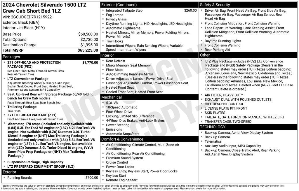 2024 Chevrolet Silverado 1500 LTZ