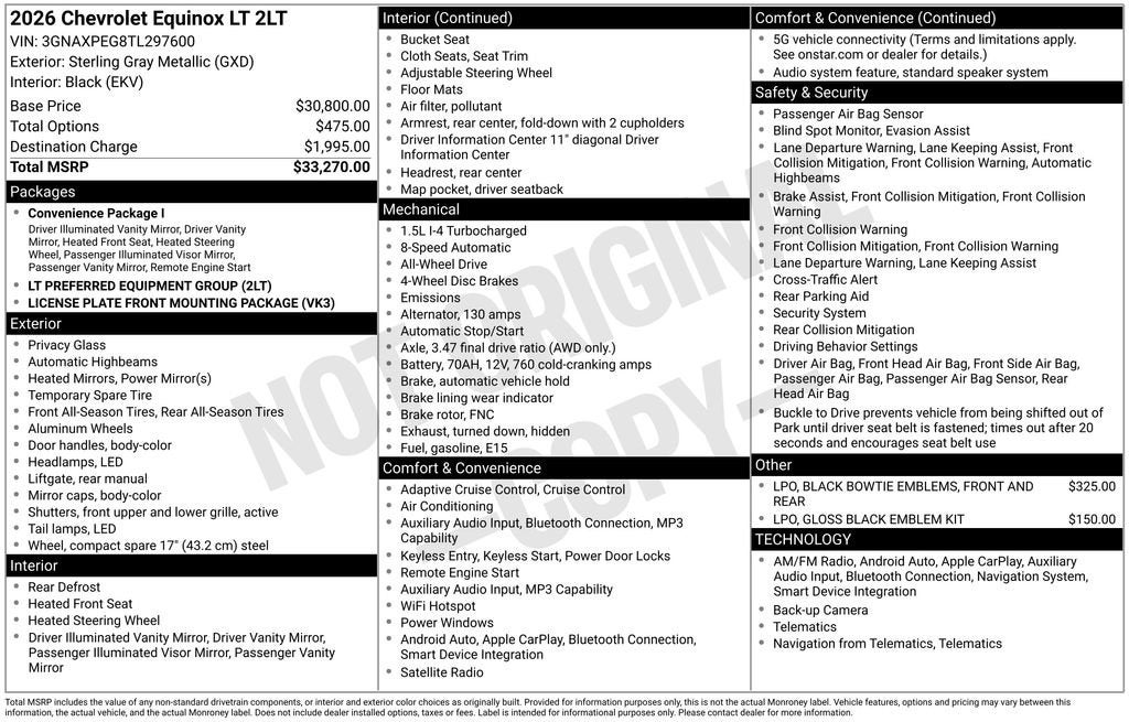2026 Chevrolet Equinox LT