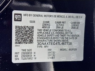 2026 Chevrolet Equinox RS