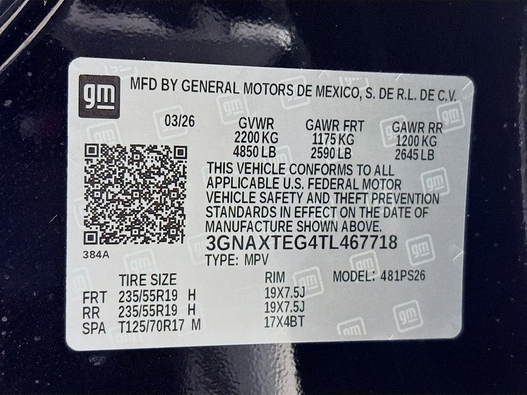 2026 Chevrolet Equinox RS