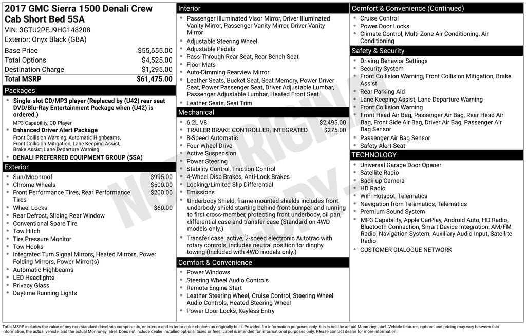 2017 GMC Sierra 1500 Denali