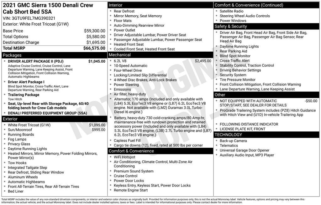 2021 GMC Sierra 1500 Denali