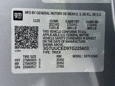 2026 GMC Sierra 1500 Elevation