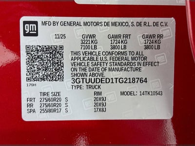 2026 GMC Sierra 1500 SLT