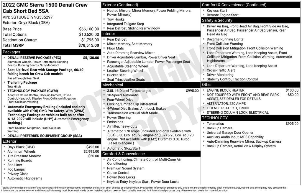 2022 GMC Sierra 1500 Denali