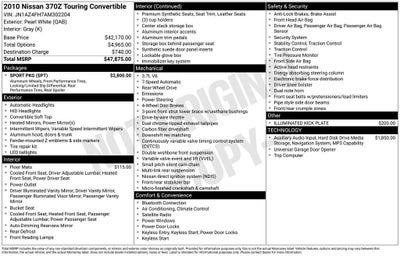 2010 Nissan 370Z Touring