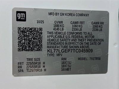 2026 Chevrolet Trax 1RS