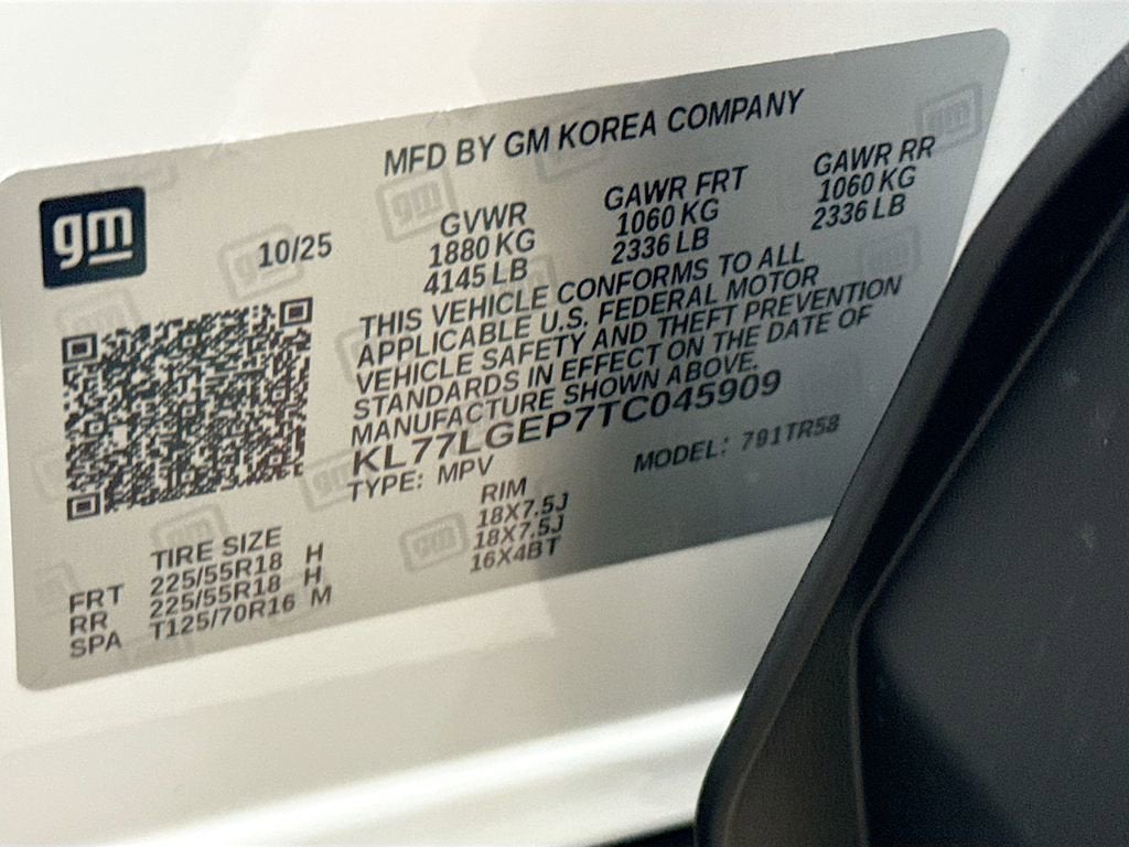 2026 Chevrolet Trax 1RS