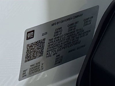 2026 Chevrolet Trax 1RS