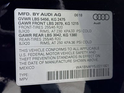 2018 Audi Q5 2.0T Premium