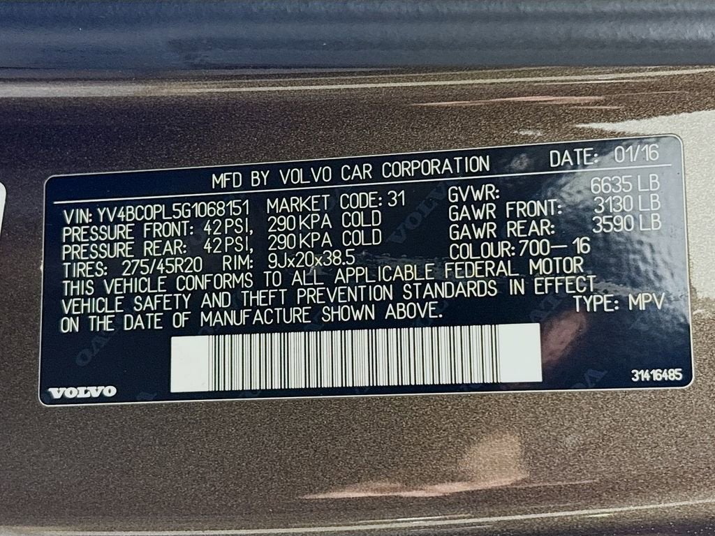 2016 Volvo XC90 Hybrid T8 Inscription