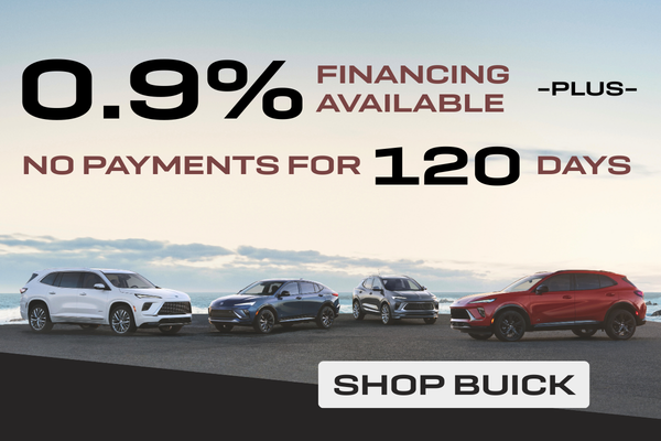 Buick with rates as low as 0.9% APR