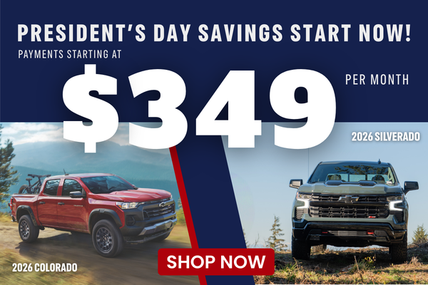 Colorado/Silverado - As low as $349/month