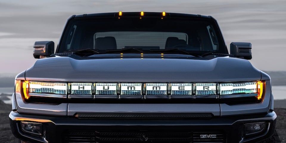 GMC hummer ev pickup model model front view