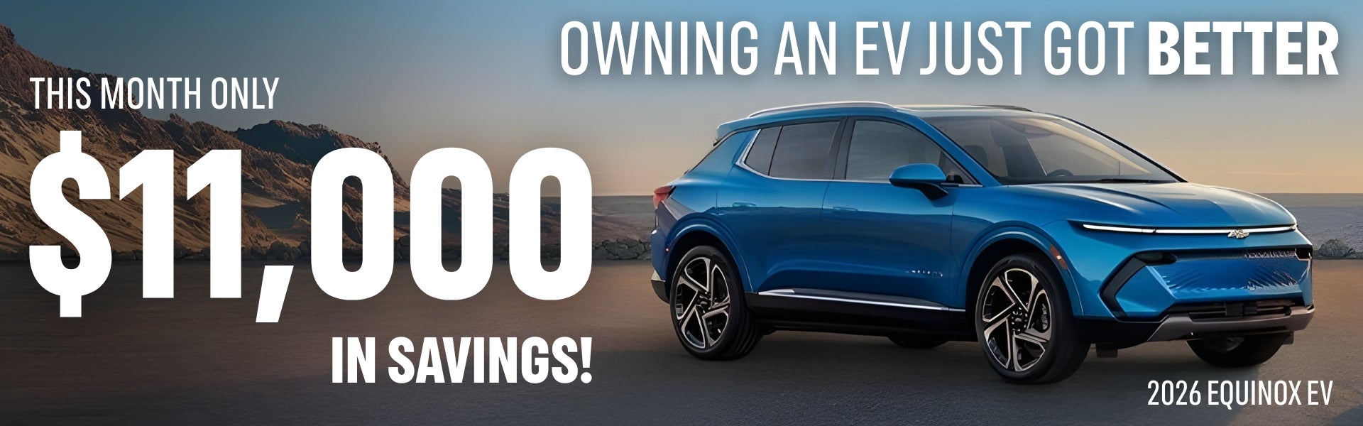 Equinox EV with $11,000 OFF