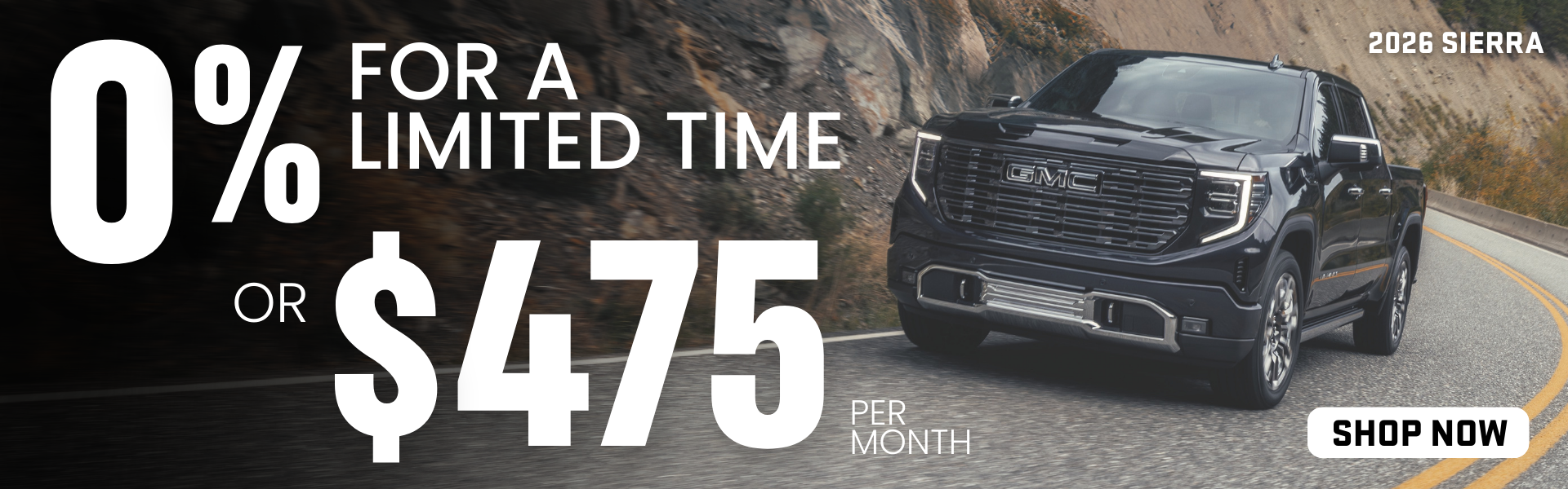 Sierra for $475/month