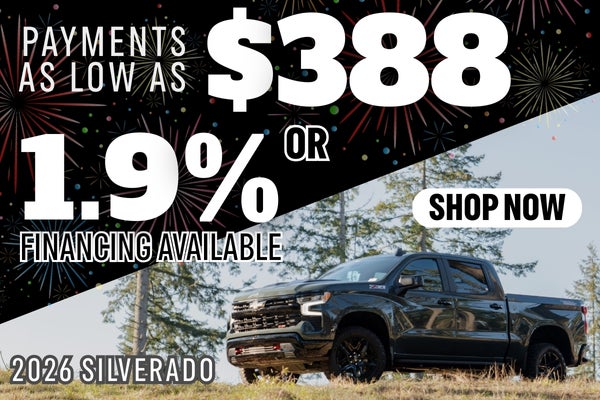 Silverado for $388/month
